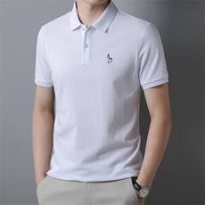 男士夏季短袖T恤时尚百搭翻领POLO衫半袖中年装T恤XY8865-P75，男装T恤，星座1105-3