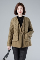 现货2023冬季新款小众设计假两件拼接羽绒服宽松宽松百搭，女装羽绒服，深水步