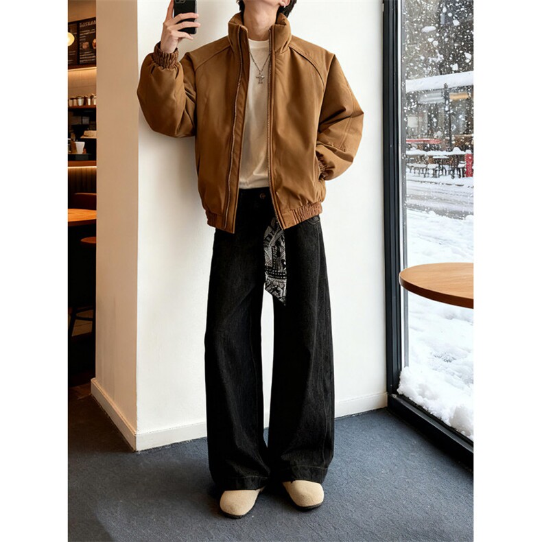 棉服防寒高街冬季加厚百搭棉衣保暖外套CityboyHY2999-P78控129,男装棉衣,四季星座610B