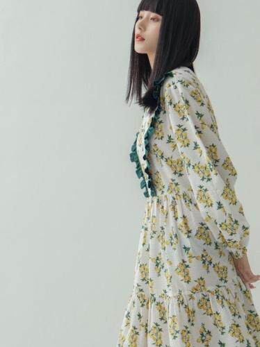 2012X3056柠檬精连衣裙，女装连衣裙，parfum labo