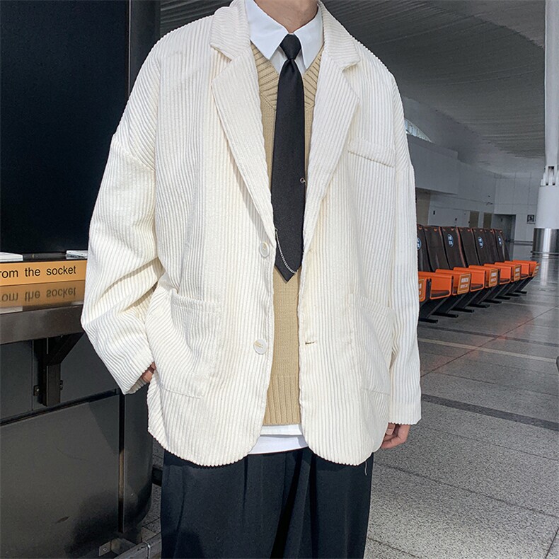 2022港风宽松休闲新款秋冬男装潮流西装外套痞帅小西服DM168-P70,男装西服套装,电商D321-1