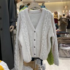 新款现货毛衣开衫，女装针织衫/毛衣，ANRUILA