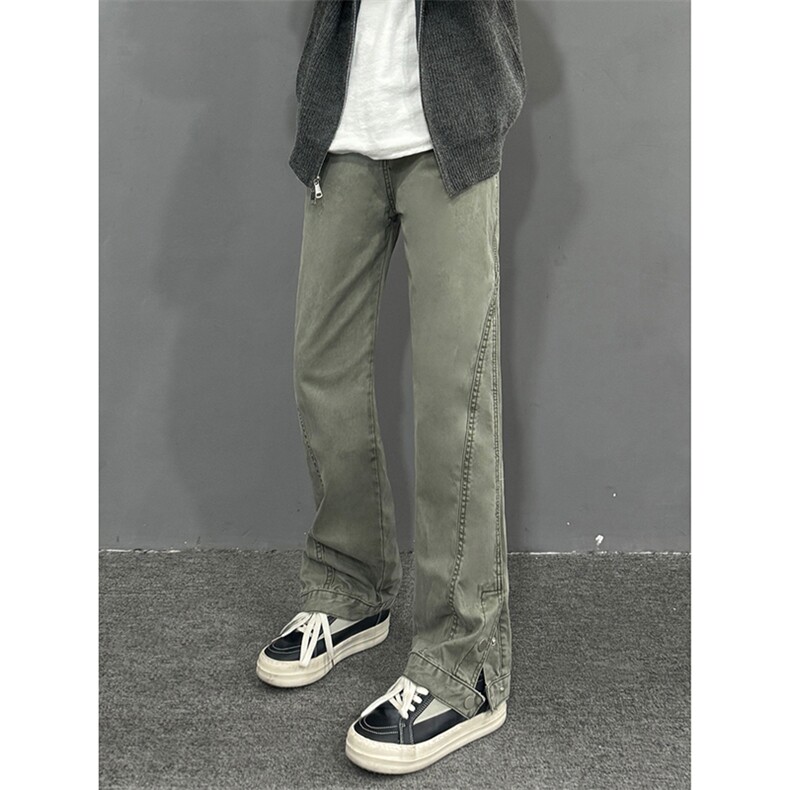 B221美式ins暗黑高品质多口袋休闲工装裤子LK24352-特P55控88,男装工装外套,电商B221