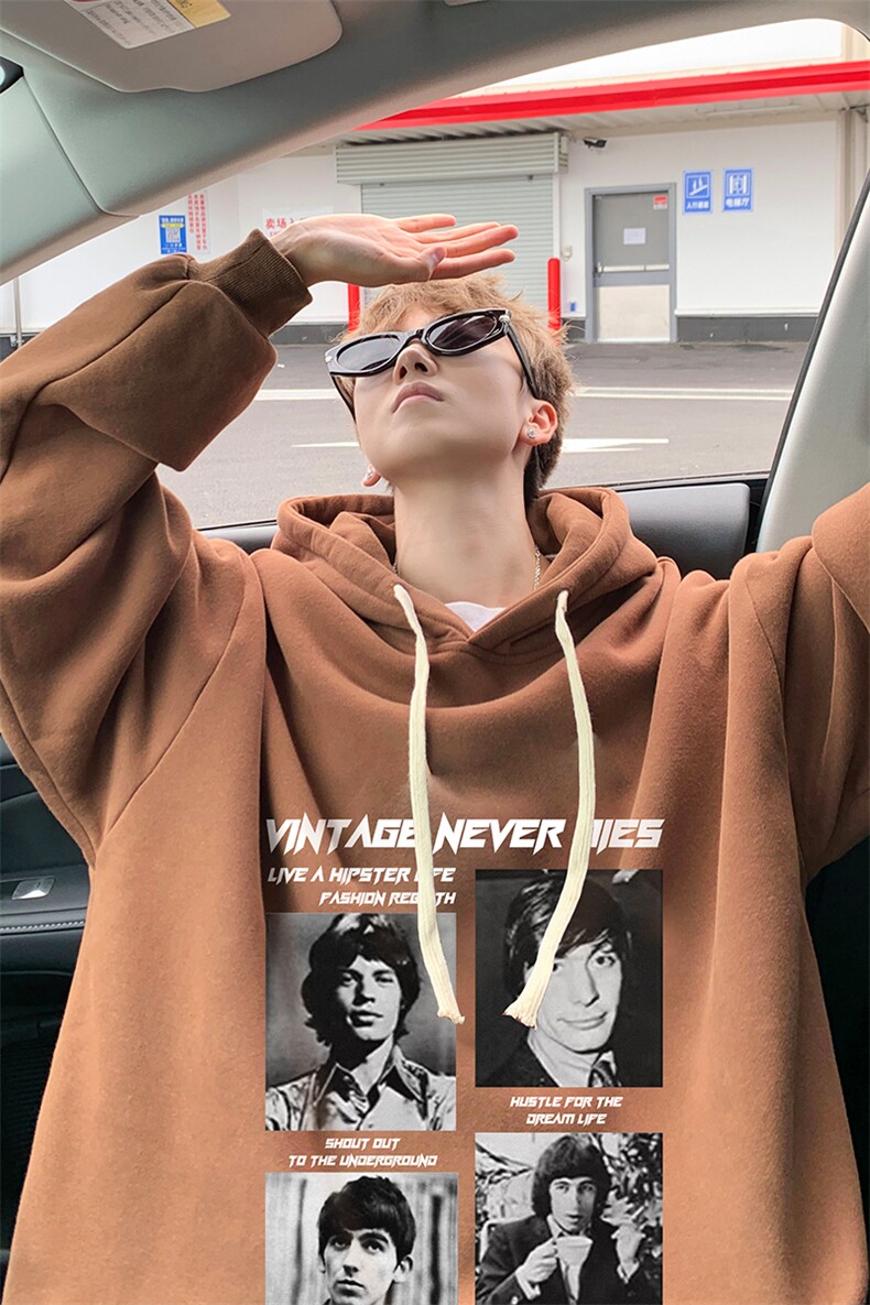 连帽卫衣男大码胖子帽衫大号运动服WY2451-P35,男装卫衣,电商A040