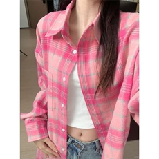 粉色格子