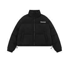 白底新款冬季时尚百搭宽松字母印花潮流棉服外套MY501P85控118，男装棉衣，电商A247-1