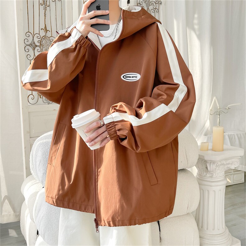 JK9012/P70春装新款两面服夹克男防水冲锋衣大码外套两面穿,男装夹克,电商A141