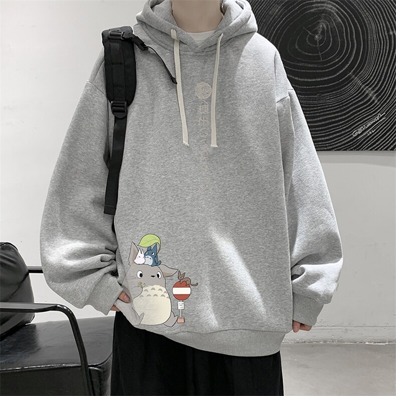 WY2152-P35纯棉连帽卫衣男大码运动帽衫宽松薄外套男,男装卫衣,电商A040