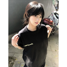 刺绣字母纯棉短袖ZX0176-P35，男装T恤，星座313A(原308A-2)