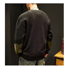 开衫毛衣男秋冬美式复古宽松慵懒风线衣潮流外套保暖学生潮流，男装针织衫/毛衣，星座506A