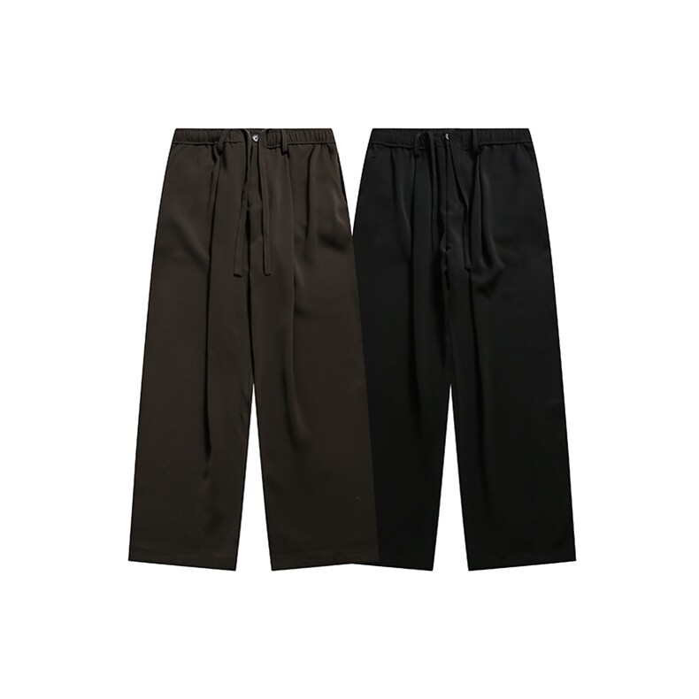 22SS高品质松紧腰西裤宽松版直筒裤615-K133-P65，男装西裤，星座702-1