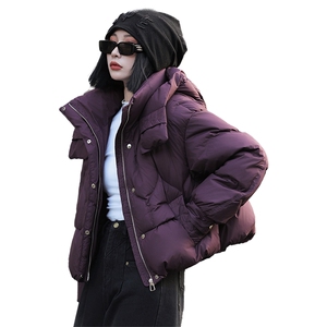 现货2024年冬季羽绒服女超好看新款今年流行显瘦洋气90白鸭绒外套图片
