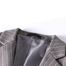 T2Z8630P150新款男士西服套装韩版休闲二件套条纹男西装外套，男装西服，星座510A-2