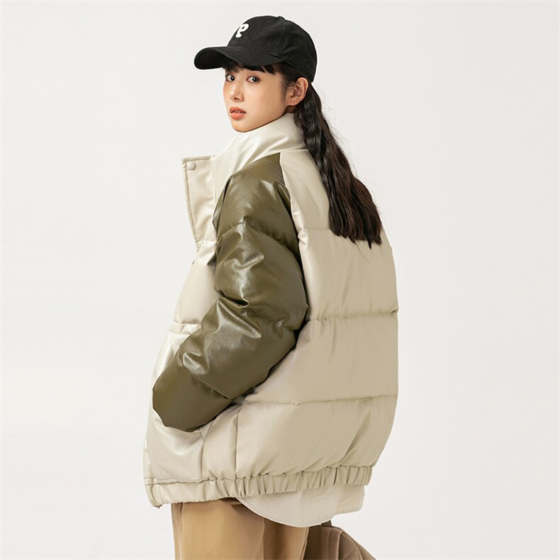 2026冬季新款男装日系潮牌拼色宽松休闲棉服加厚外套MY380-F148,男装棉衣,电商A101（原外27）