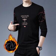 卫衣男潮春秋季2023新款加绒加厚中年男士秋冬上衣圆领时尚男装，男装卫衣，电商B212（原钱塘6029）