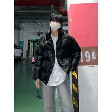 （自家图）棉衣男冬季新款宽松加厚ins潮纯色棉服MP228-P100，男装棉衣，星座1109-3
