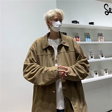 春秋季灯芯绒外套男日系美式复古设计感夹克潮牌XM133-P63，男装夹克，星座1109-3
