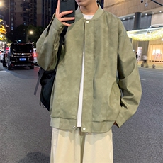 夜景机动皮衣美式潮牌皮夹克外套光板二开A406JK1206特P83，男装夹克，星座309（原A406）