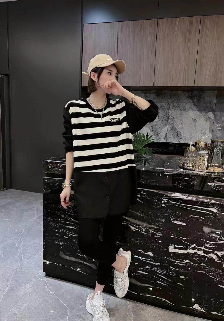 设计师拼接卫衣，女装卫衣/绒衫，雪儿伊秀