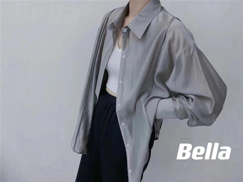 夏季防晒衬衫,女装衬衫,Bella(2F)