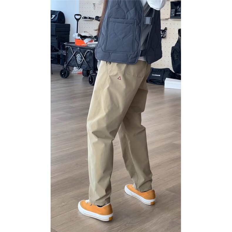 硬壳防水防风冲锋裤男秋冬季加绒美式机能工装裤户外微锥登山裤子，女装休闲裤，星座1210-1