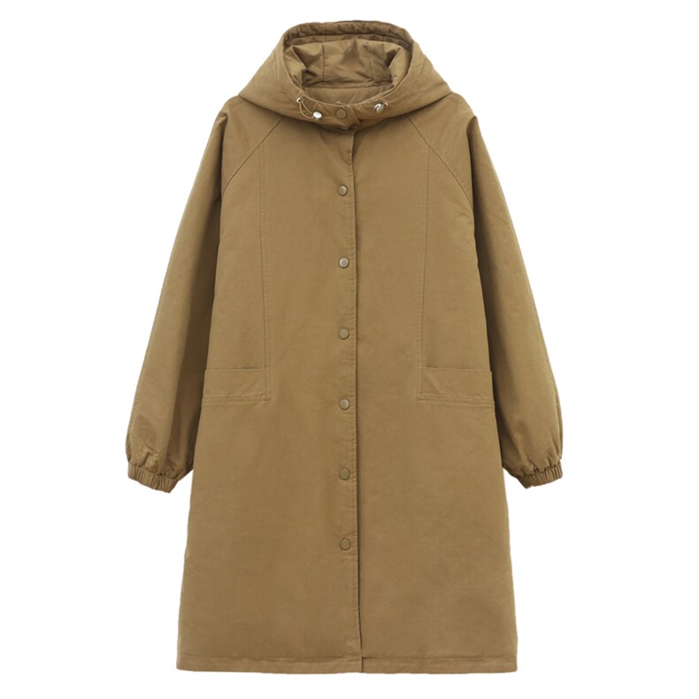 中长款宽松大码显瘦棉衣XOG1600,女装棉衣/棉服,希欧阁