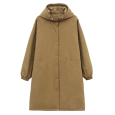 中长款宽松大码显瘦棉衣XOG1600，女装棉衣/棉服，希欧阁