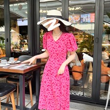 夏季新款碎花裙，其它，她她蜜制