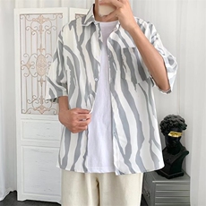 短袖衬衫春款男港风潮流C5P28，男装衬衫，星座1116-2