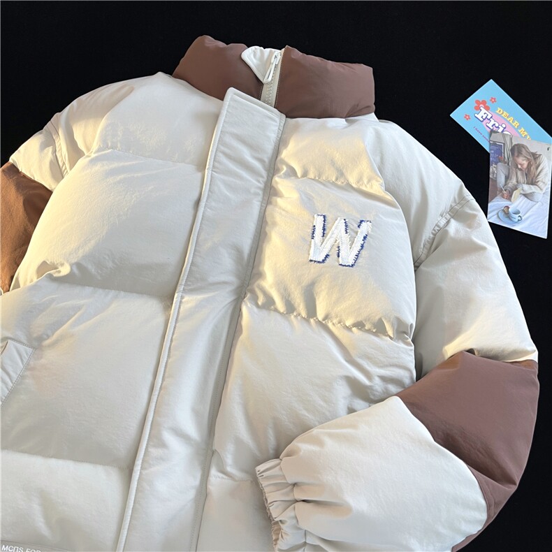 现货冬款加厚衣男女同款港风情侣平铺202-8-M077-P138控168,男装棉衣,星座222-2（原202-8）