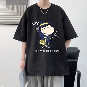 麂皮绒短袖t恤男大码半袖男 JD82240-P25图片
