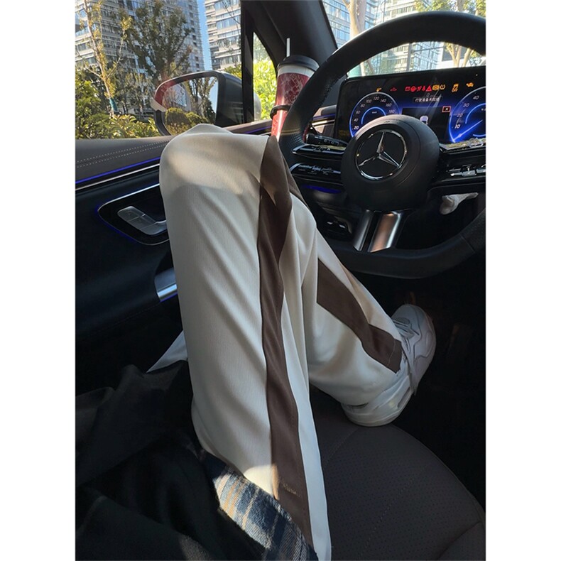 秋季新款休闲裤男直筒裤拼色卫裤K7720-P50加绒P60控68加绒控78,男装休闲裤,星座209-2