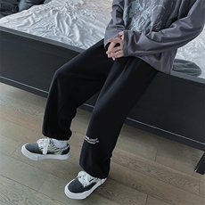 2025秋季新款休闲宽松设计感直筒长裤KK08p45，男装休闲裤，电商D315A