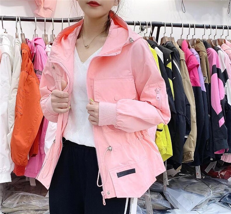 收腰款风衣外套，女装风衣，帝瀛 DY