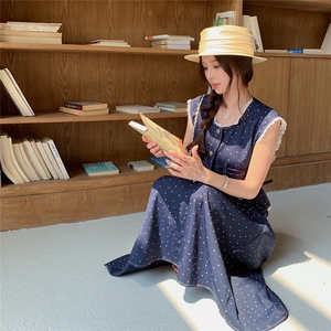 夏装新款！大量现货！波点牛仔休闲两件套2C133-8927 P160 K128图片