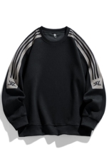 2XL-9XL冬季加绒加厚胖子圆领拼接卫衣男，男装卫衣，星座209