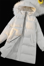 2025长款棉服新秋冬季防寒棉衣外套过膝棉袄情侣HZ8817-P108，男装棉衣，星座610B-1