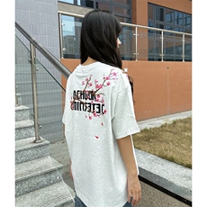 万针全刺绣工艺抖音得物高品质260克重磅纯棉双纱美式高街短袖T恤，男装T恤，电商A486