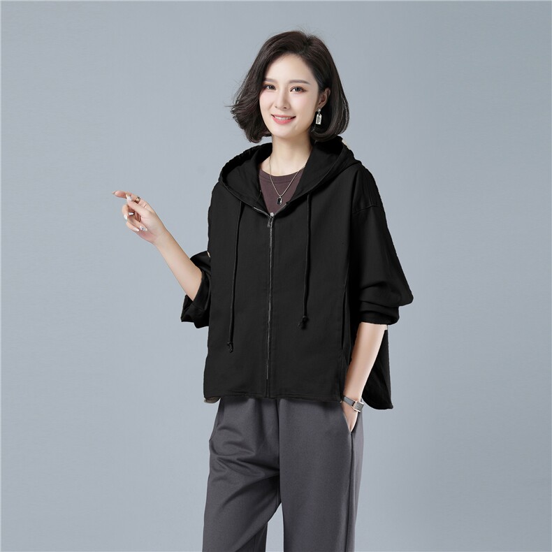 2022新款女装风衣短外套时尚百搭显瘦休闲外套420款,女装风衣,秋牧寒烟