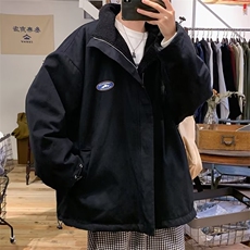 羊羔毛两面穿棉衣外套男士冬季潮流棉服加绒加厚棉袄MY8013-P85，男装棉衣，星座1008-1