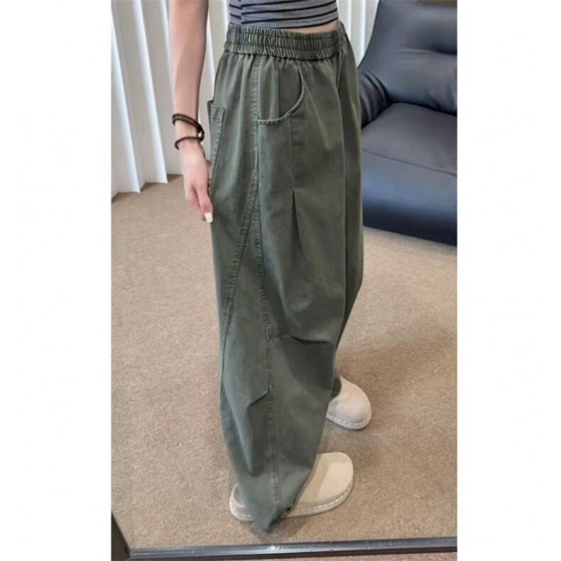 美式工装裤男水洗复古宽松直筒纯棉裤子潮牌男生休闲裤KZ122-P55，男装棉裤，星座310A-4