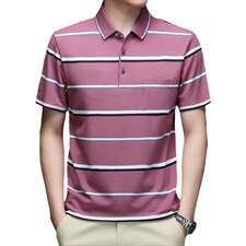 男士短袖t恤夏季男士翻领上衣服半袖体恤潮流休闲男装t桖衫，男装T恤，电商B212（原钱塘6029）