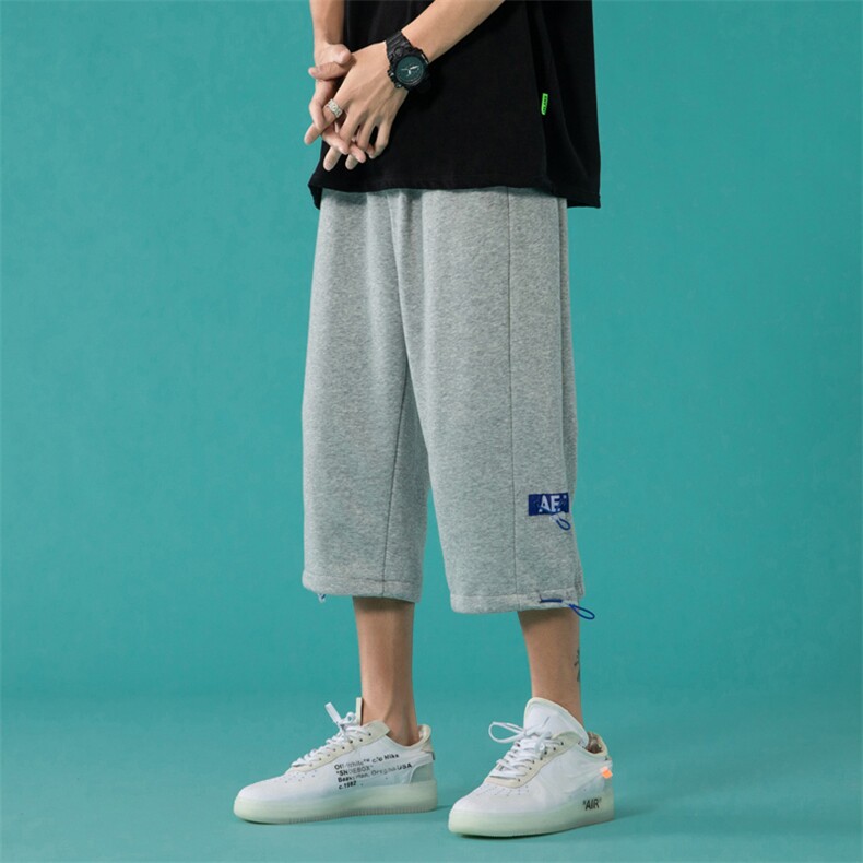 ！2023夏季新款男士运动七分裤学生百搭六分裤短裤潮DK02P40,男装休闲裤,电商B220