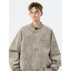 现货三防春秋款男士皮夹克外套皮衣JK309P80，男装夹克，星座1904A-1