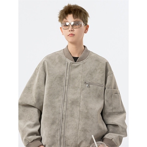 现货 三防春秋款男士皮夹克外套皮衣 JK309 P80图片