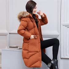气质时尚潮流棉衣/棉服中长款2020年冬季长袖优雅，女装棉衣/棉服，三木叶子