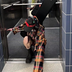 复古格子长袖衬衫外套女春季韩版小个子中长款宽松衬衣别致上衣，男装衬衫，星座506A