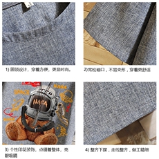 风复古亚麻短袖男棉麻t恤男半袖砖墙挂拍ZT71281-P35，男装T恤，电商A040A