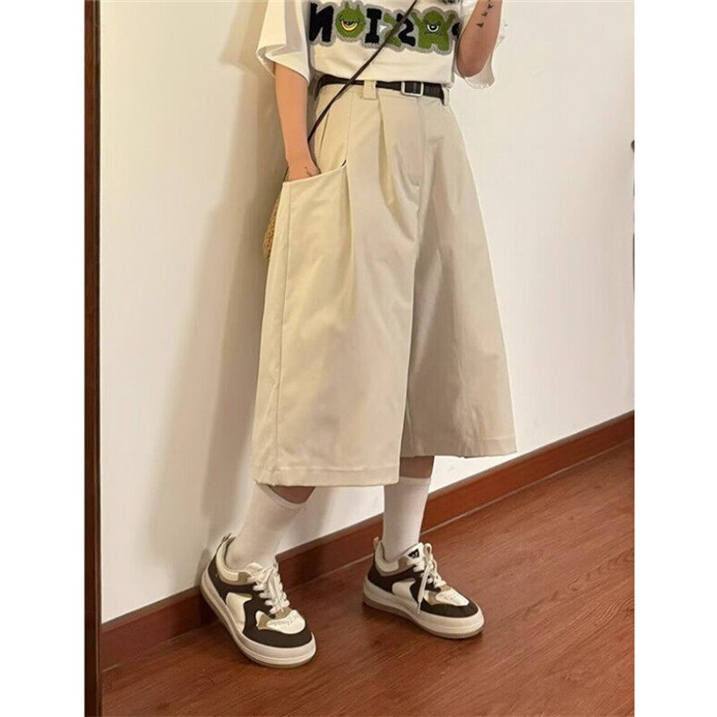 气质高腰通勤直筒休闲裤男女春夏宽松显瘦西装阔腿裤子KQ142,男装西服套装,星座1116A（原606A-3）