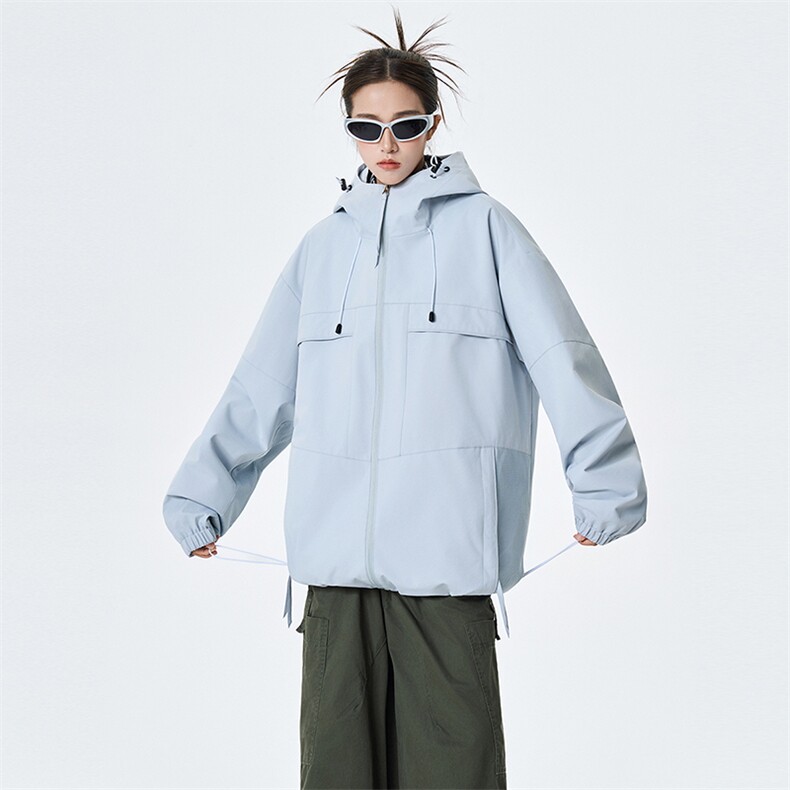 秋季新款现货连帽夹克男冲锋衣上衣外套DSA157B-JK7982-特P66图片